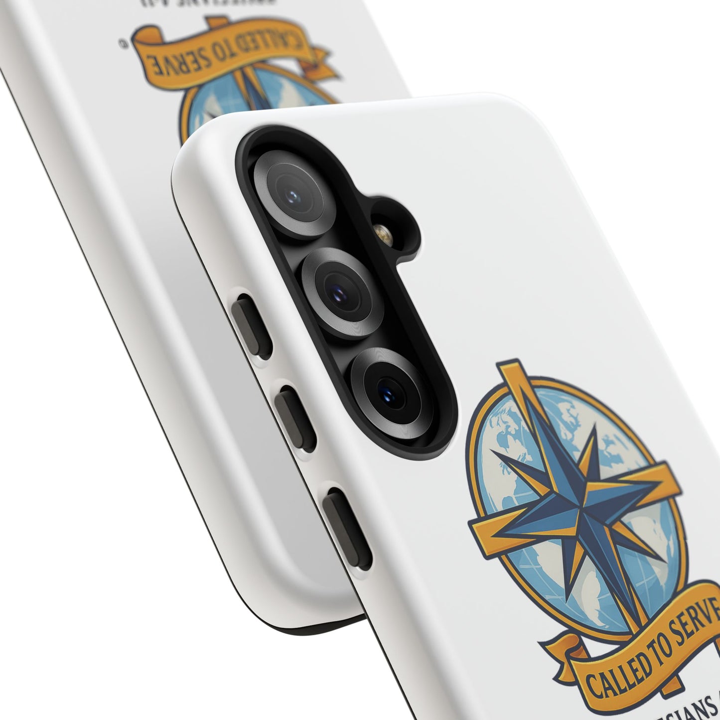 Called to Serve (Full Color), Rugged Phone Case, Inspirational Mobile Cover, Gift for Faith Lovers, Faith-Based Protector - Cross Apparel USA
