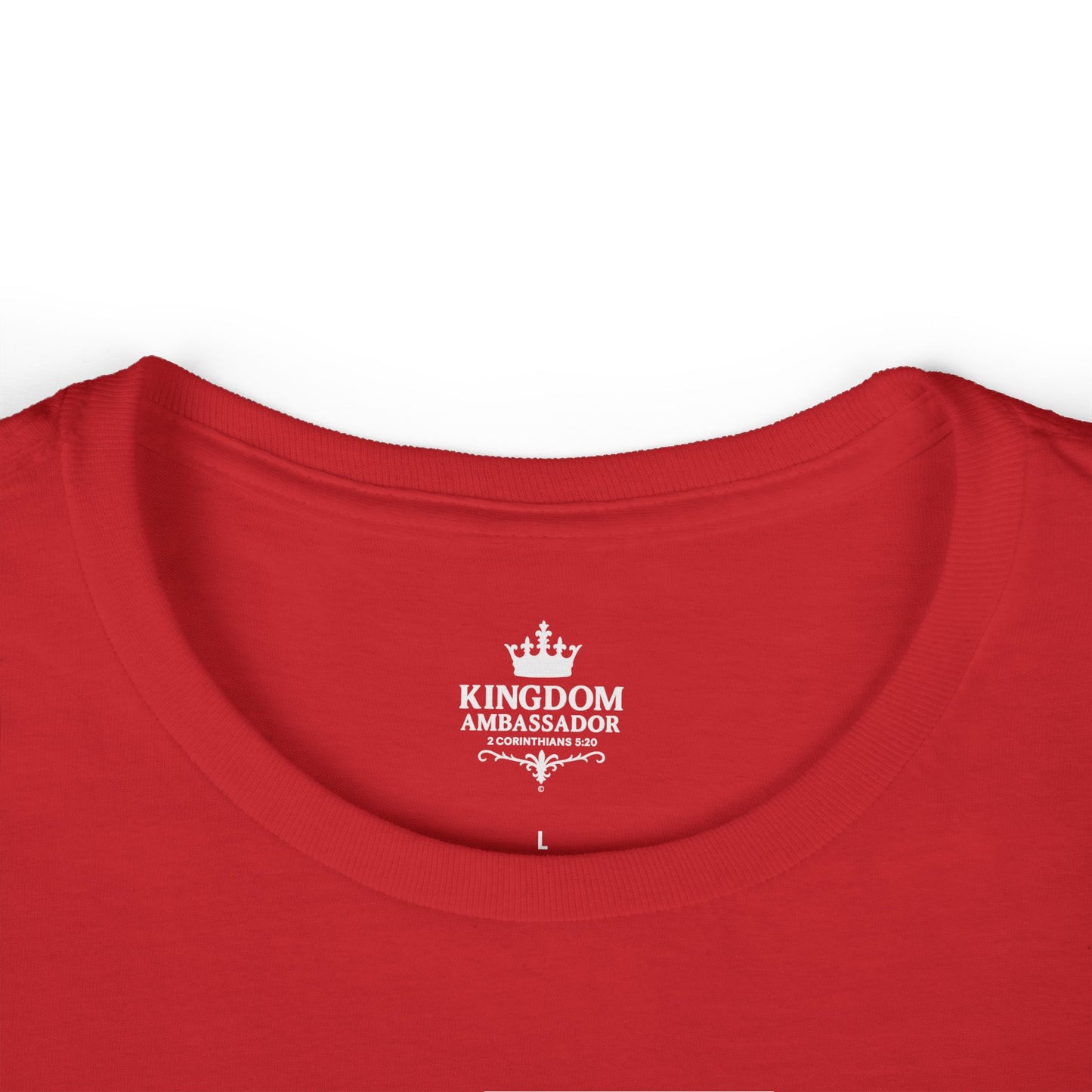 Kingdom Ambassador (Gold Lettering) Women's Softstyle Tee