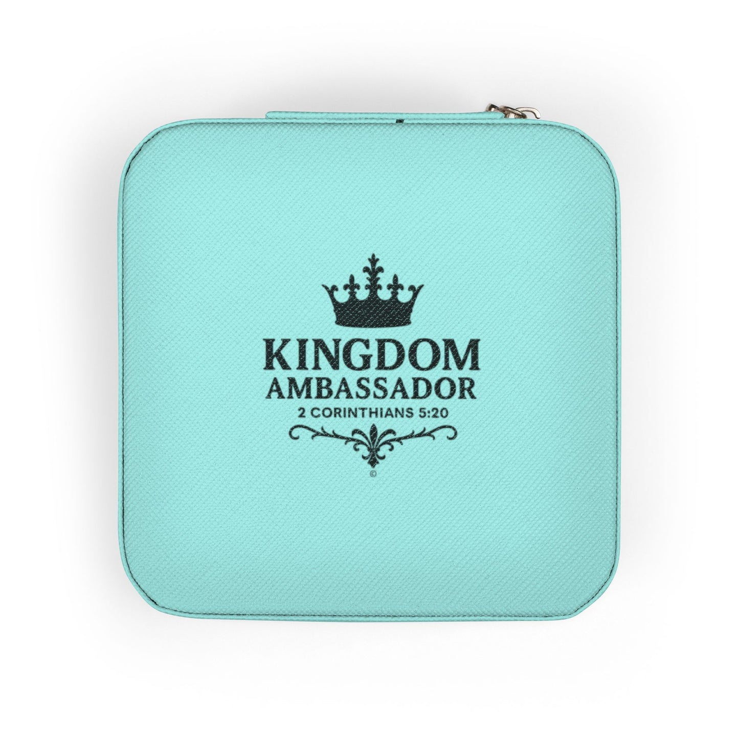 Kingdom Ambassador Elegant Jewelry Travel Case for Minimalist Adventurers, Portable Accessory Organizer, Perfect for Travel, Gifts, Special Occasions