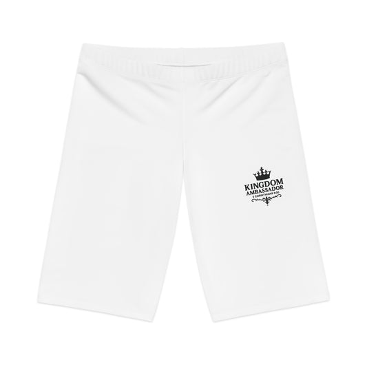 Kingdom Ambassador Women's Bike Shorts, Activewear for Cycling, Exercise, Summer, Outdoor Fitness, Athleisure Clothing