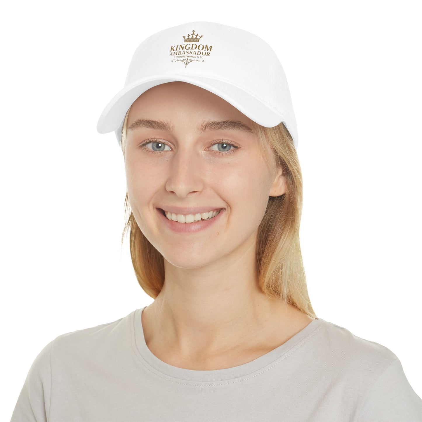 Kingdom Ambassador (Gold Lettering) Low Profile Baseball Cap - Trendy Casual Hat for All Occasions, Gifts for Sports Lovers, Comfortable Everyday Wear