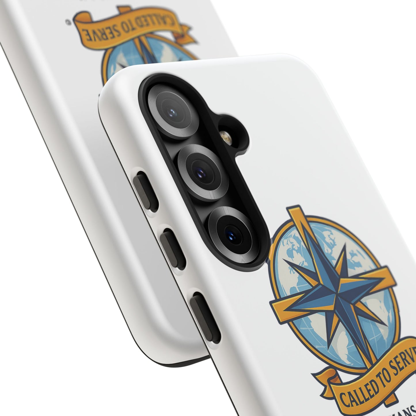 Called to Serve (Full Color), Rugged Phone Case, Inspirational Mobile Cover, Gift for Faith Lovers, Faith-Based Protector - Cross Apparel USA