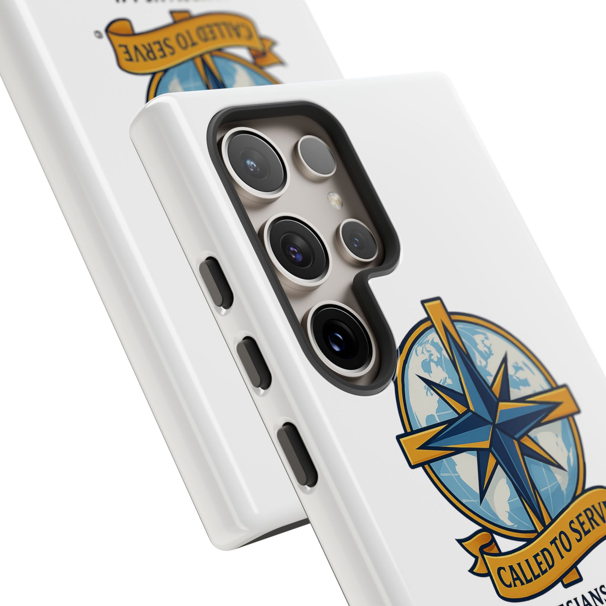 Called to Serve (Full Color), Rugged Phone Case, Inspirational Mobile Cover, Gift for Faith Lovers, Faith-Based Protector - Cross Apparel USA