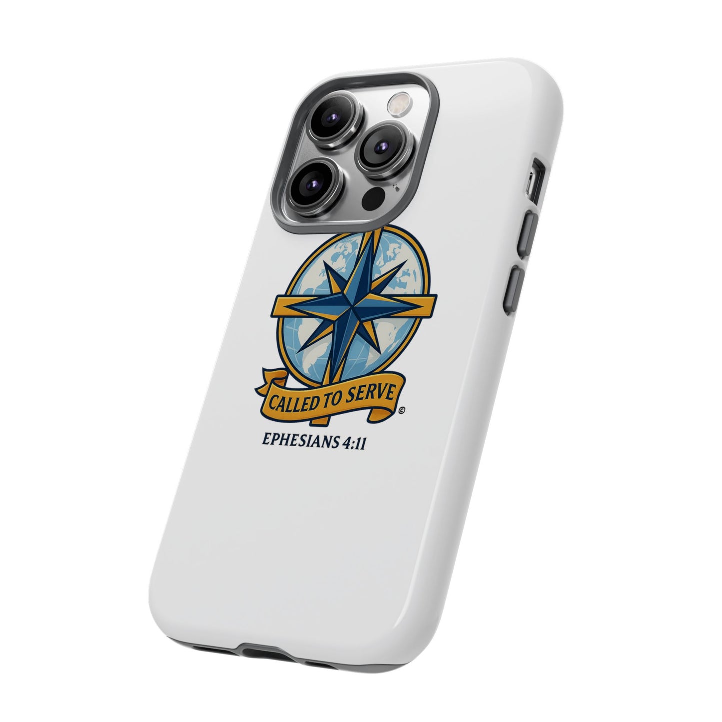 Called to Serve (Full Color), Rugged Phone Case, Inspirational Mobile Cover, Gift for Faith Lovers, Faith-Based Protector - Cross Apparel USA