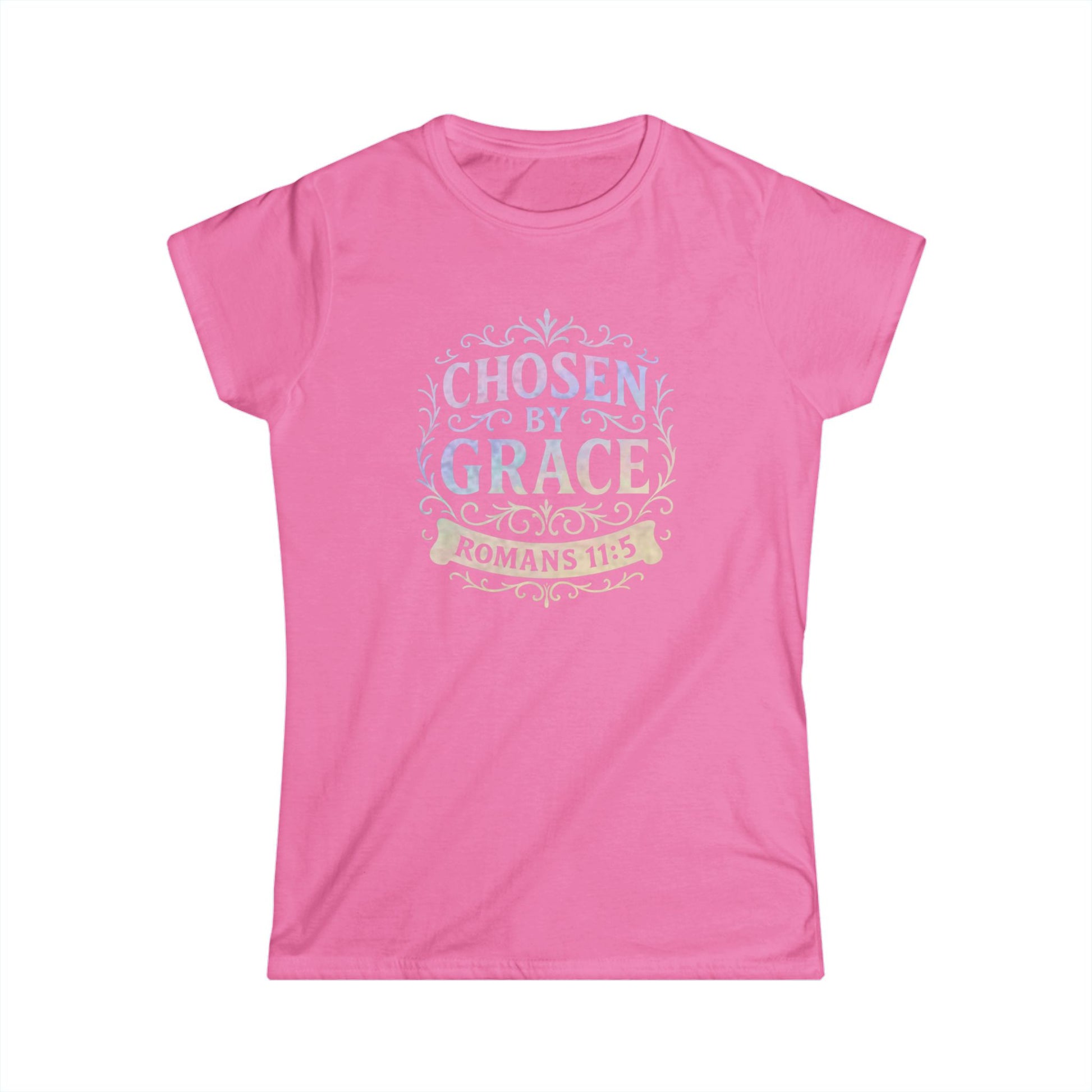 Chosen by Grace (Multi-color Limited Edition) Women's Softstyle Tee - Cross Apparel USA