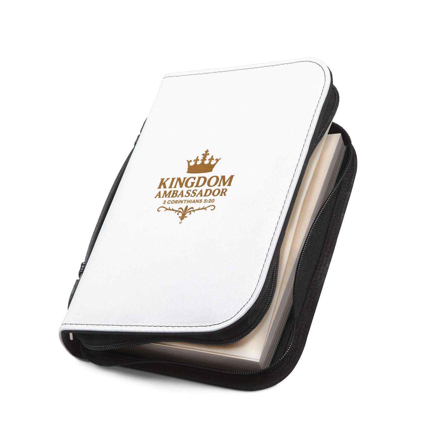 Kingdom Ambassador (Gold Lettering) Inspirational Bible Cover, Gift for Believers, Faith-Based Book Cover