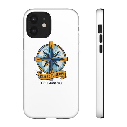 Called to Serve (Full Color), Rugged Phone Case, Inspirational Mobile Cover, Gift for Faith Lovers, Faith-Based Protector - Cross Apparel USA