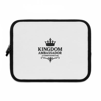 Kingdom Ambassador Laptop Sleeve - Inspirational Tech Accessory, Christian Gift, Stylish Protection for Devices, Faith-Based Protector