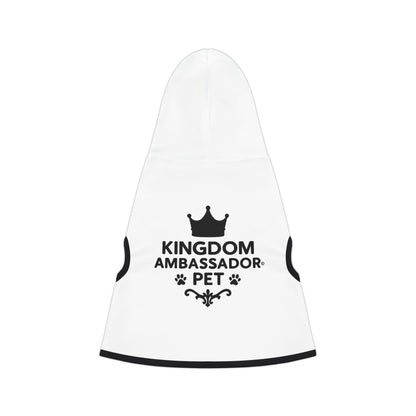 Kingdom Ambassador Pet (Black Lettering ) Hoodie for Stylish Companions | Cute Pet Clothing, Dog Hoodie, Pet Apparel, Stylish Dog Wear, Pet Gifts - Cross Apparel USA