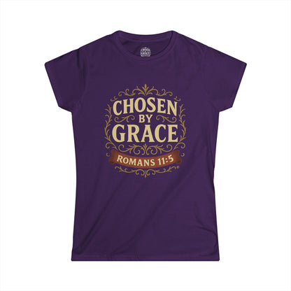 Chosen by Grace (Full Color) Women's Softstyle Tee