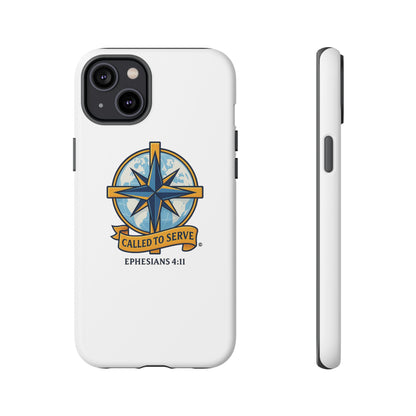 Called to Serve (Full Color), Rugged Phone Case, Inspirational Mobile Cover, Gift for Faith Lovers, Faith-Based Protector - Cross Apparel USA