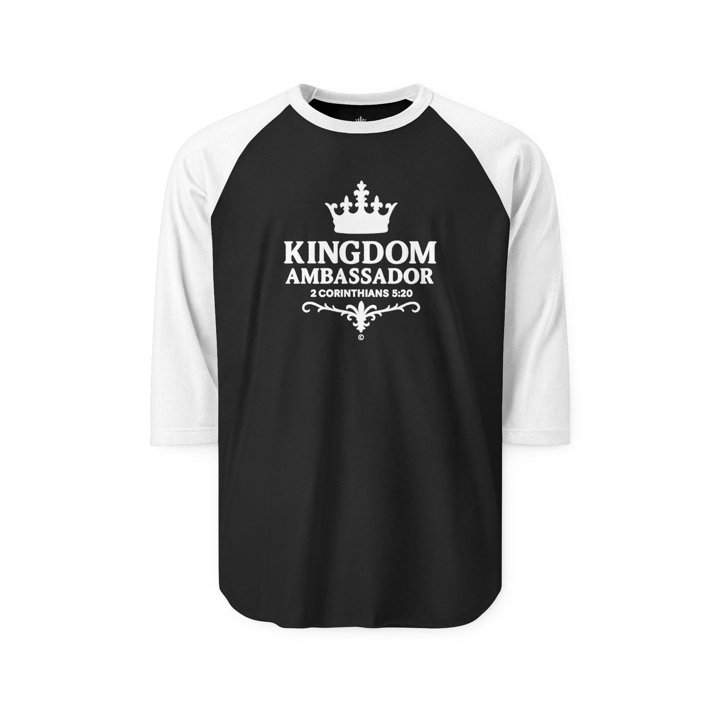 Kingdom Ambassador Raglan Shirt 3/4-Sleeve Baseball Shirt Clothing Apparel