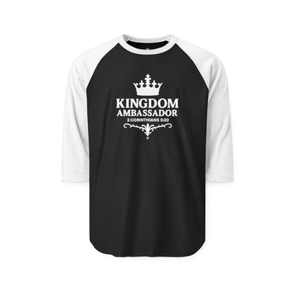 Kingdom Ambassador Raglan Shirt 3/4-Sleeve Baseball Shirt Clothing Apparel