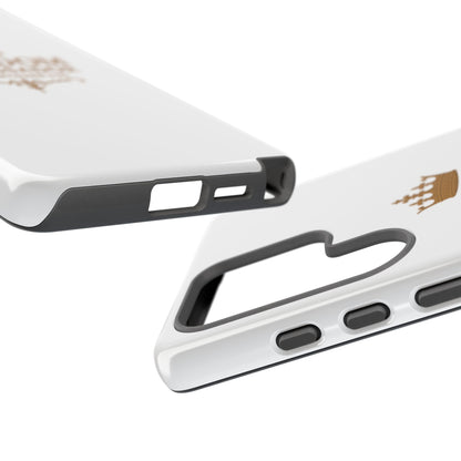 Kingdom Ambassador (Gold Lettering) Rugged Phone Case, Inspirational Mobile Cover, Gift for Faith Lovers, Faith-Based Protector