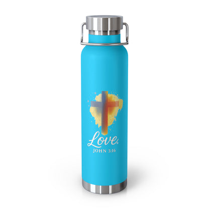 Love Insulated Water Bottle, Large 22 oz.