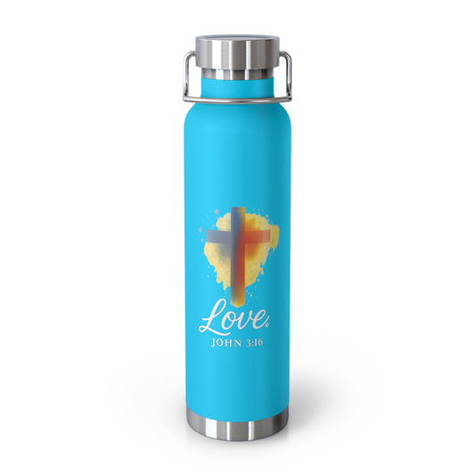 Love Insulated Water Bottle, Large 22 oz.