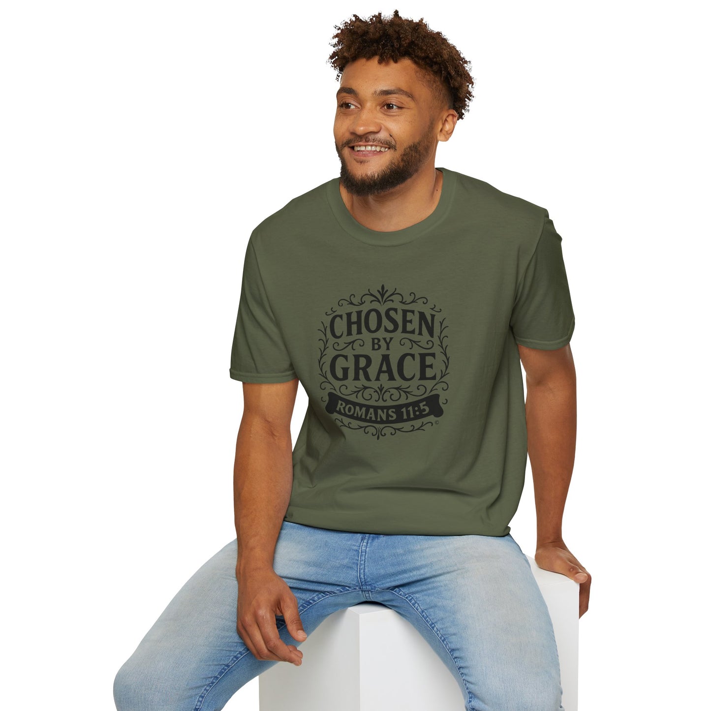 Chosen by Grace Unisex T-Shirt Tee Inspirational Apparel Clothing