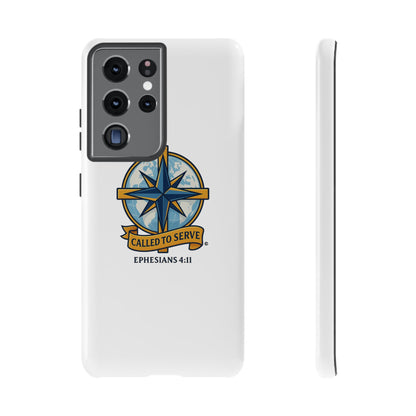 Called to Serve (Full Color), Rugged Phone Case, Inspirational Mobile Cover, Gift for Faith Lovers, Faith-Based Protector - Cross Apparel USA