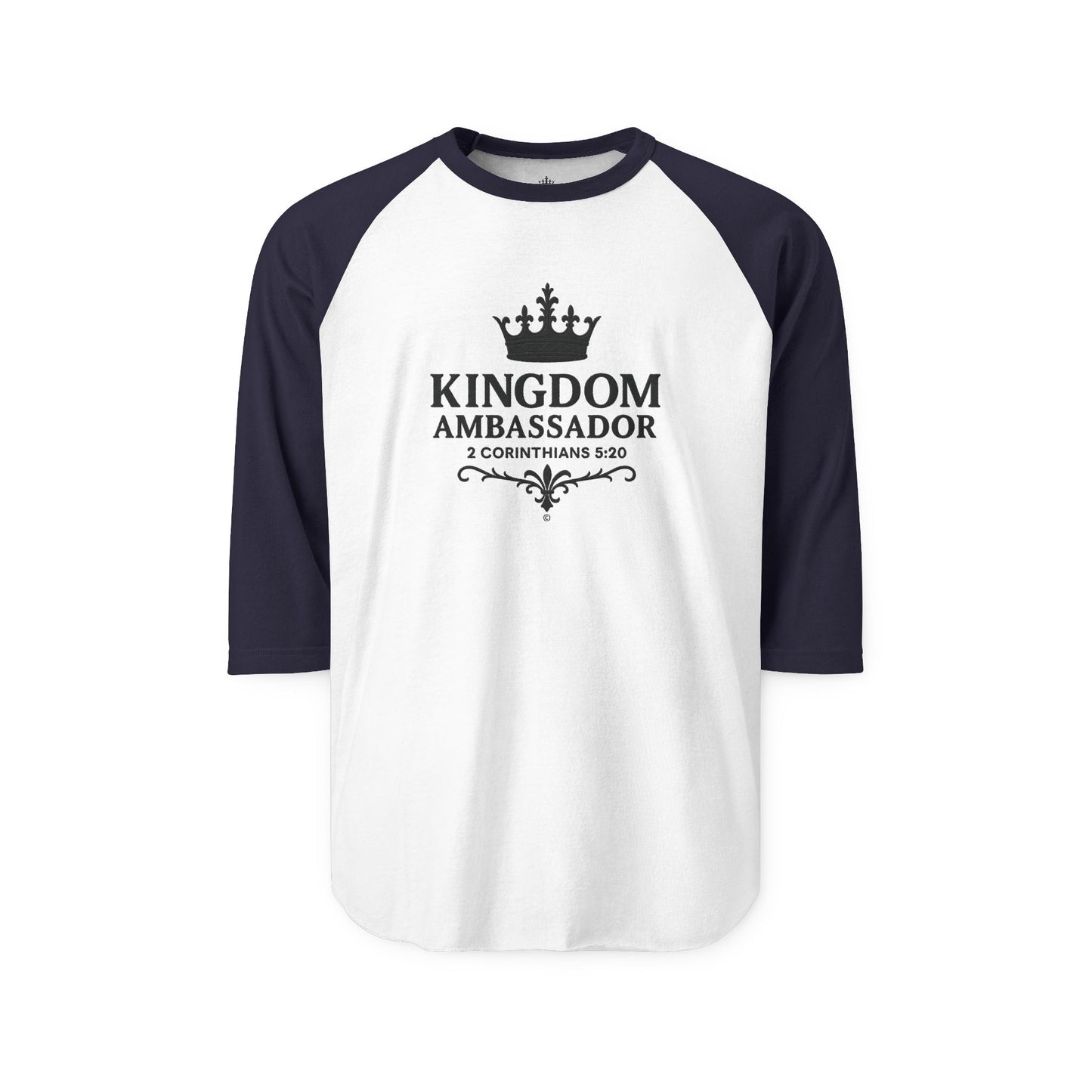 Kingdom Ambassador Raglan Shirt 3/4-Sleeve Baseball Shirt Clothing Apparel