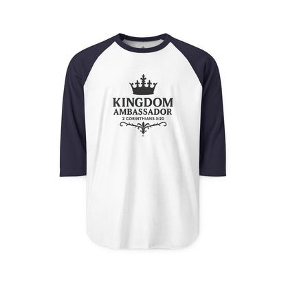 Kingdom Ambassador Raglan Shirt 3/4-Sleeve Baseball Shirt Clothing Apparel