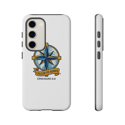 Called to Serve (Full Color), Rugged Phone Case, Inspirational Mobile Cover, Gift for Faith Lovers, Faith-Based Protector - Cross Apparel USA