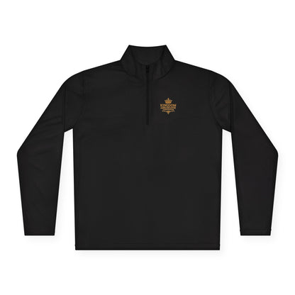 Kingdom Ambassador (Gold Lettering ) Stylish Unisex Quarter-Zip Pullover for Everyday Comfort