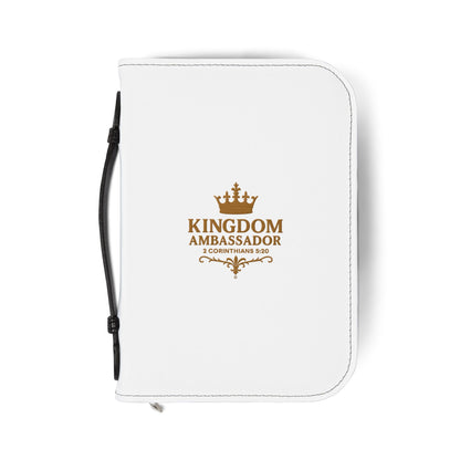 Kingdom Ambassador (Gold Lettering) Inspirational Bible Cover, Gift for Believers, Faith-Based Book Cover