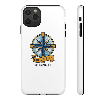 Called to Serve (Full Color), Rugged Phone Case, Inspirational Mobile Cover, Gift for Faith Lovers, Faith-Based Protector - Cross Apparel USA