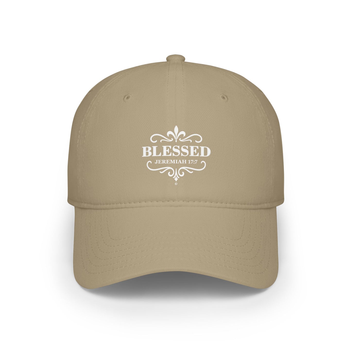 Blessed Low Profile Baseball Cap (White Lettering) - Trendy Casual Hat for All Occasions, Gifts for Sports Lovers, Comfortable Everyday Wear