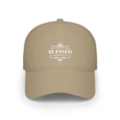 Blessed Low Profile Baseball Cap (White Lettering) - Trendy Casual Hat for All Occasions, Gifts for Sports Lovers, Comfortable Everyday Wear