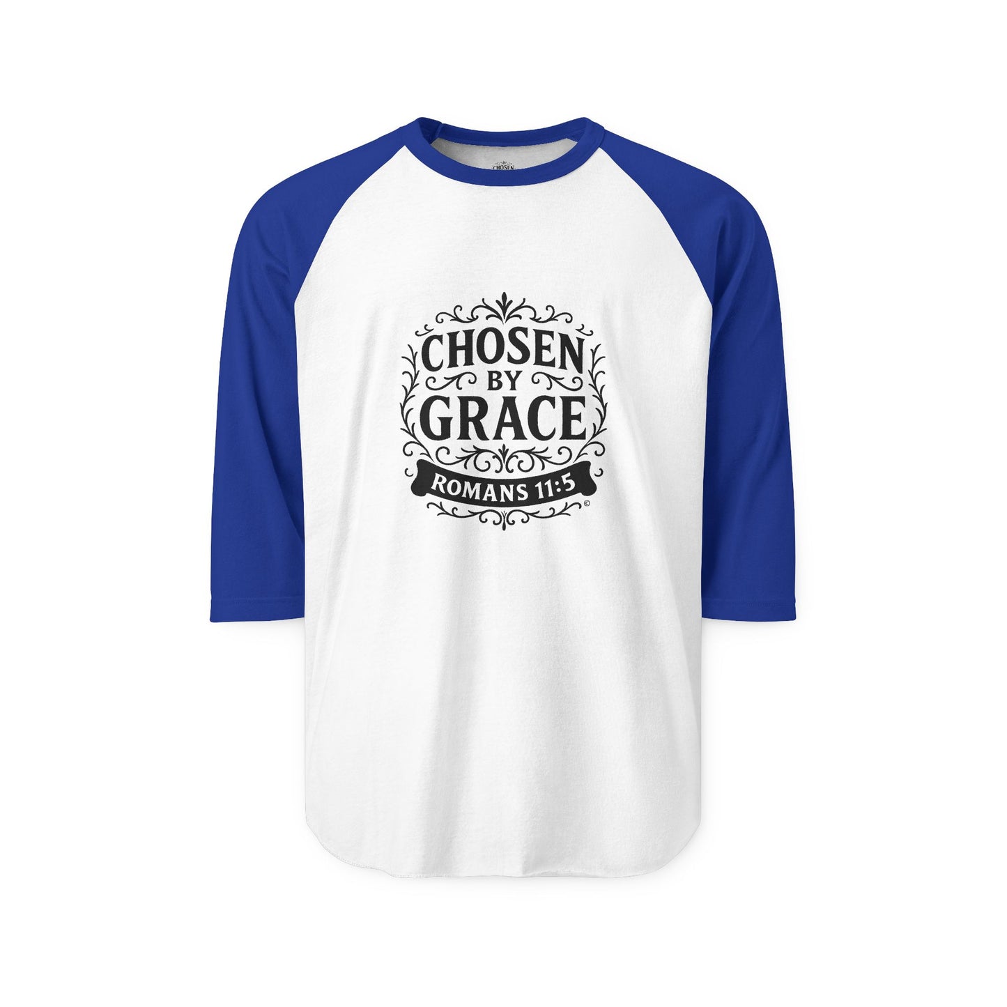 Chosen by Grace Raglan Shirt 3/4-Sleeve Baseball Shirt Clothing Apparel