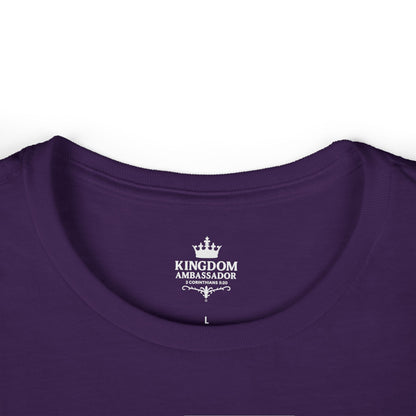 Kingdom Ambassador (White Lettering) Women's Softstyle Tee