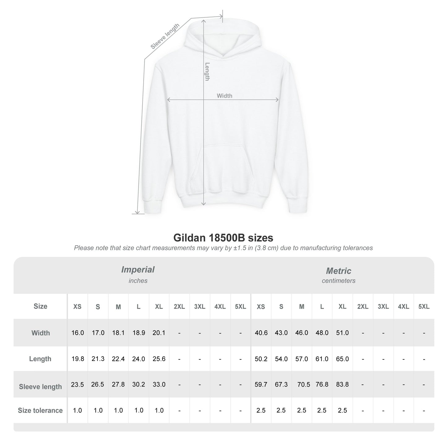 Chosen by Grace (Black Lettering) Youth Heavy Blend Hooded Sweatshirt