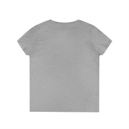 Love (Full Color) Ladies V-Neck T-Shirt, Inspirational Gift, Faith-Based Gift