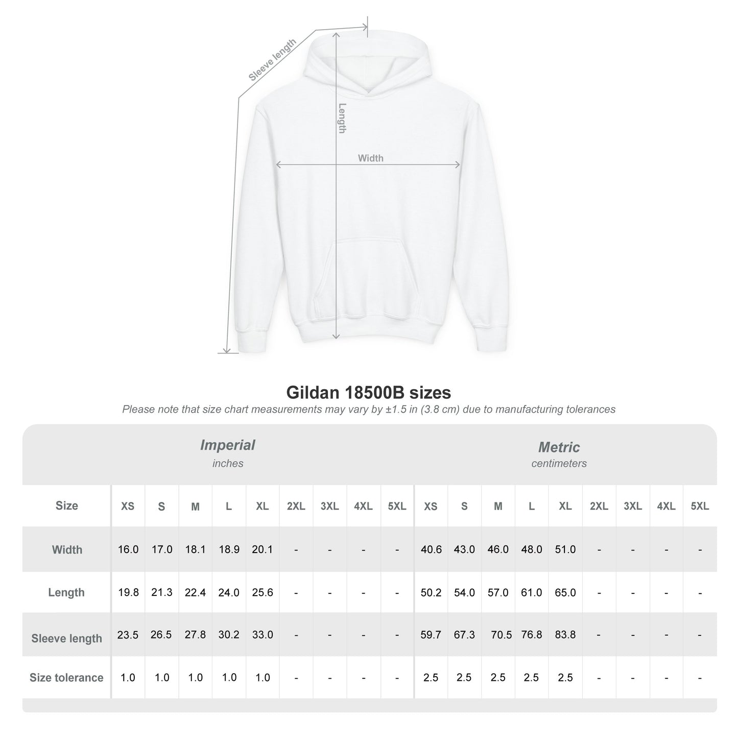 Chosen by Grace (Black Lettering) Youth Heavy Blend Hooded Sweatshirt