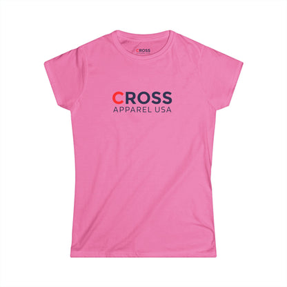Cross Apparel USA Branded Women's Softstyle Tee