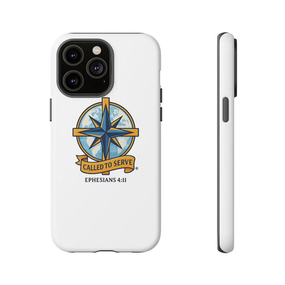 Called to Serve (Full Color), Rugged Phone Case, Inspirational Mobile Cover, Gift for Faith Lovers, Faith-Based Protector - Cross Apparel USA