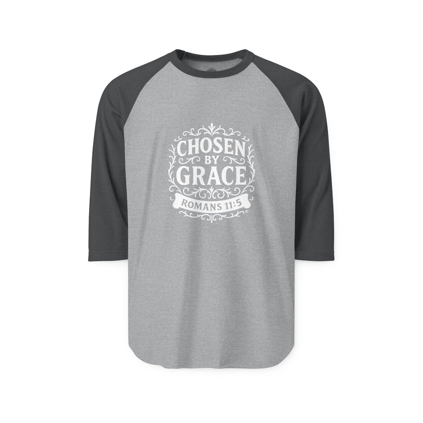 Chosen by Grace Raglan Shirt 3/4-Sleeve Baseball Shirt Clothing Apparel