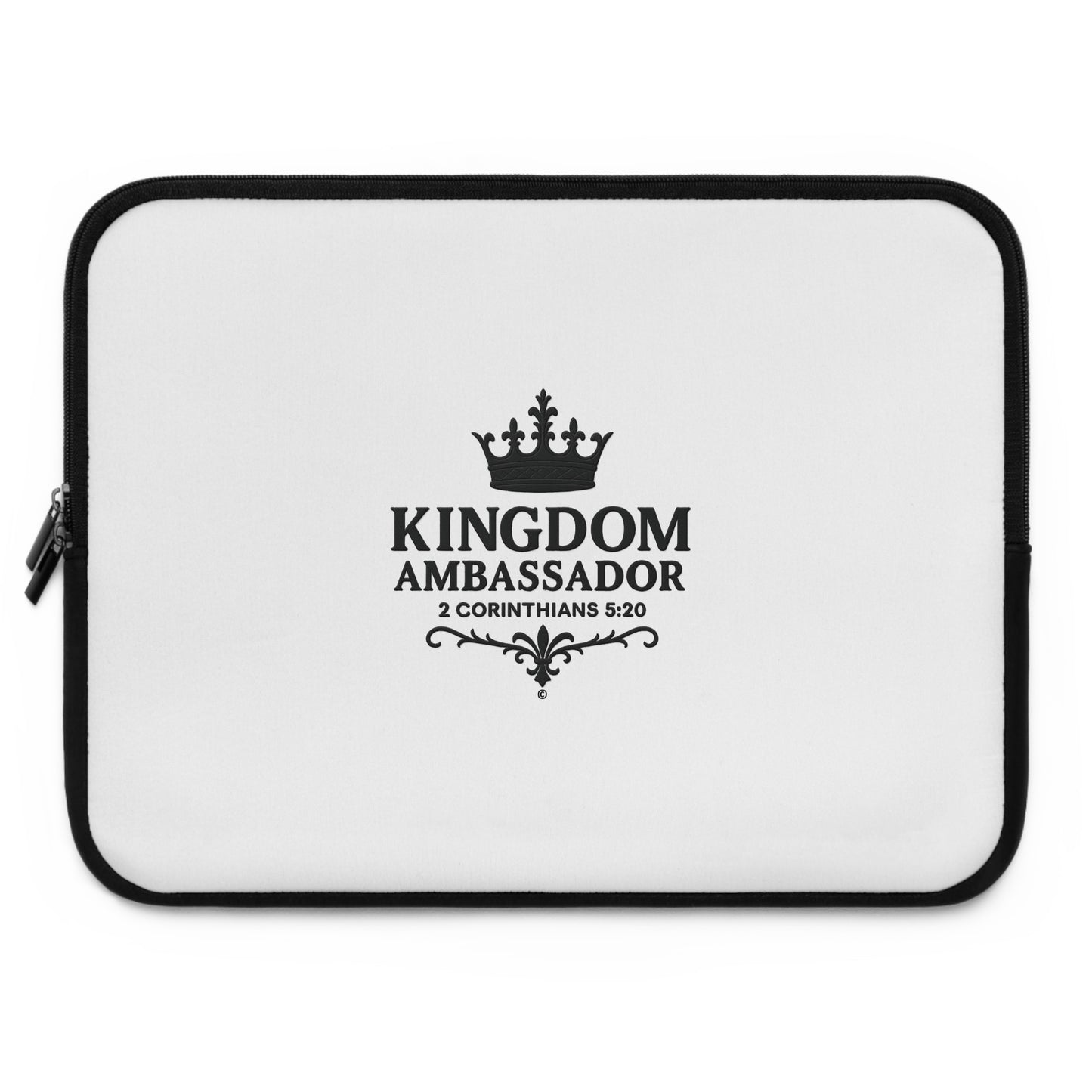 Kingdom Ambassador Laptop Sleeve - Inspirational Tech Accessory, Christian Gift, Stylish Protection for Devices, Faith-Based Protector