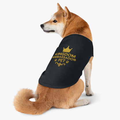 Kingdom Ambassador Pet (Gold Lettering) Tank Top Shirt Apparel Clothing
