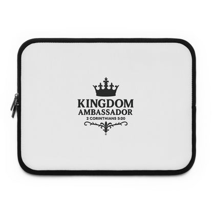 Kingdom Ambassador Laptop Sleeve - Inspirational Tech Accessory, Christian Gift, Stylish Protection for Devices, Faith-Based Protector
