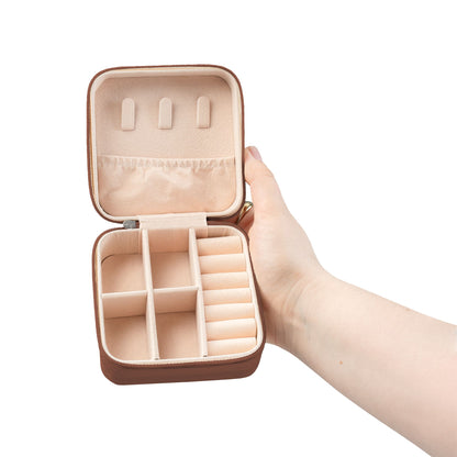 Chosen by Grace Elegant Jewelry Travel Case for Minimalist Adventurers, Portable Accessory Organizer, Perfect for Travel, Gifts, Special Occasions