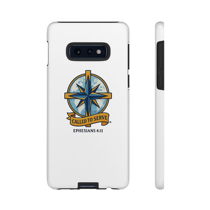 Called to Serve (Full Color), Rugged Phone Case, Inspirational Mobile Cover, Gift for Faith Lovers, Faith-Based Protector - Cross Apparel USA