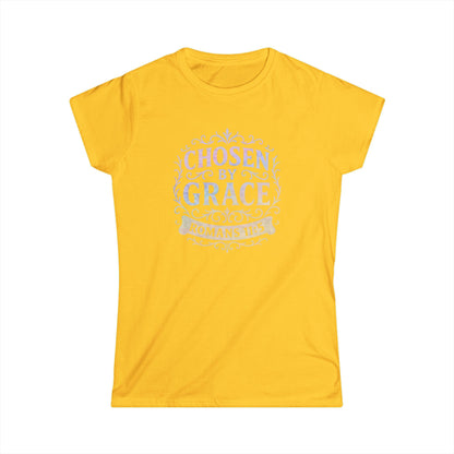 Chosen by Grace (Multi-color Limited Edition) Women's Softstyle Tee - Cross Apparel USA