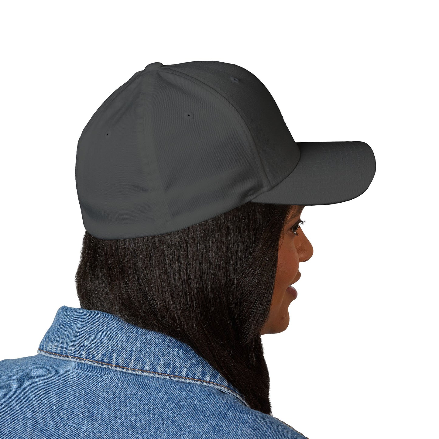 Chosen by Grace (White Lettering) Embroidered Cap - Stylish Flex Fit Closed-Back Hat, Perfect for Events, Gifts, and Celebrations