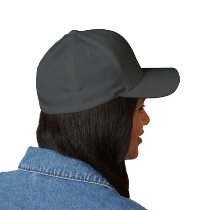 Chosen by Grace (White Lettering) Embroidered Cap - Stylish Flex Fit Closed-Back Hat, Perfect for Events, Gifts, and Celebrations
