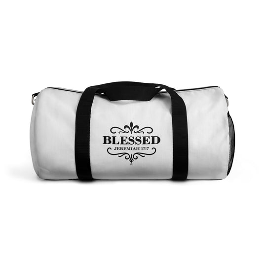 Blessed Duffel Bag | Stylish Gym Bag, Travel Bag for Women, Motivational Fitness Bag, Faith-Inspired Luggage, Gift for Believers