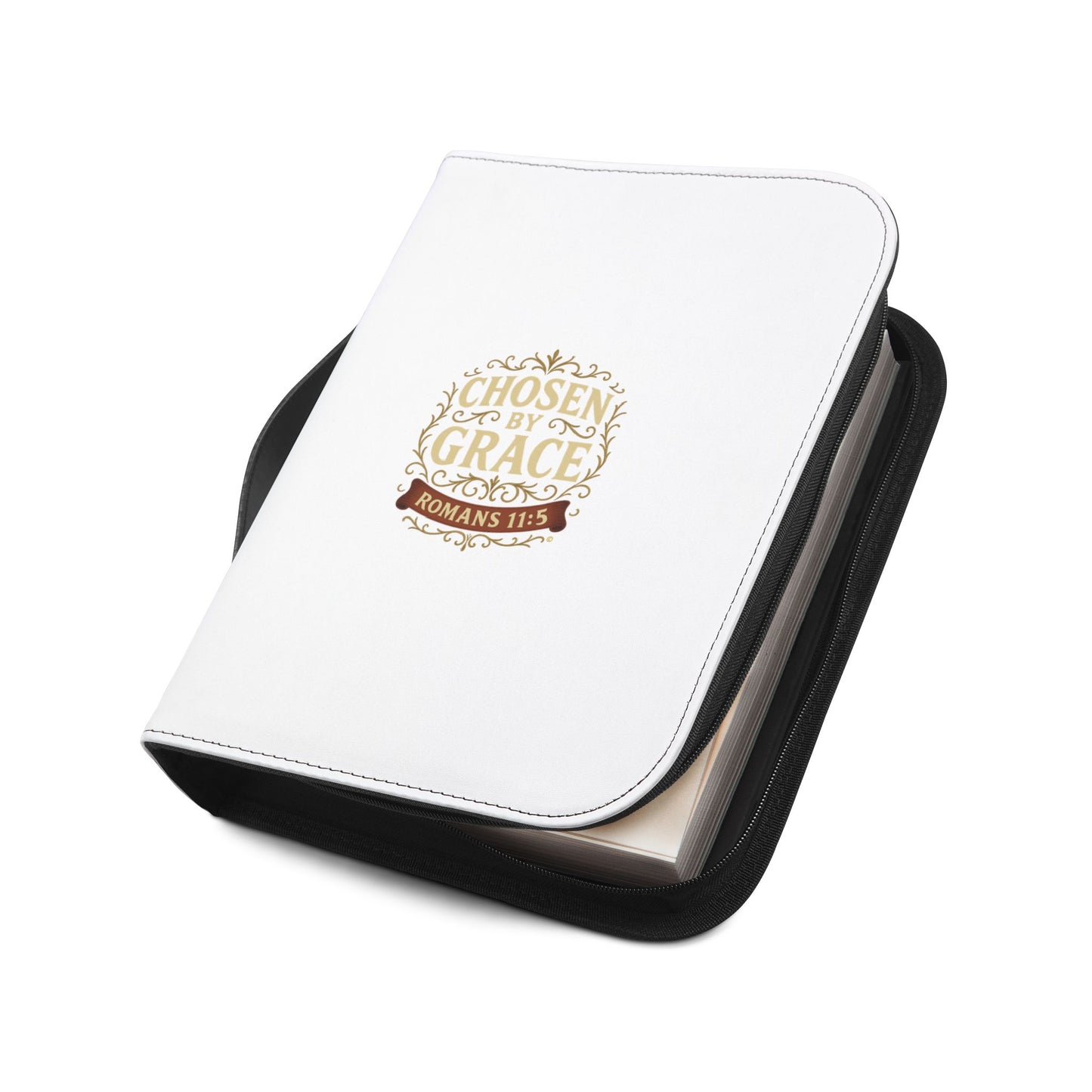 Chosen by Grace (Color) Inspirational Bible Cover, Gift for Believers, Faith-Based Book Cover