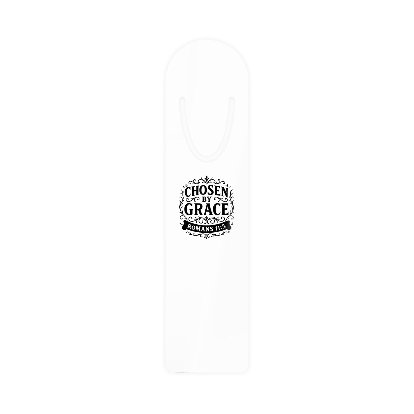 Chosen by Grace (Black Lettering) Bookmark, Inspirational Reading Gift, Gift for Book Lovers, Gift for Believers