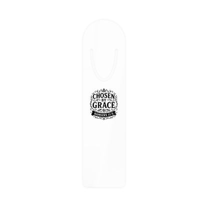 Chosen by Grace (Black Lettering) Bookmark, Inspirational Reading Gift, Gift for Book Lovers, Gift for Believers